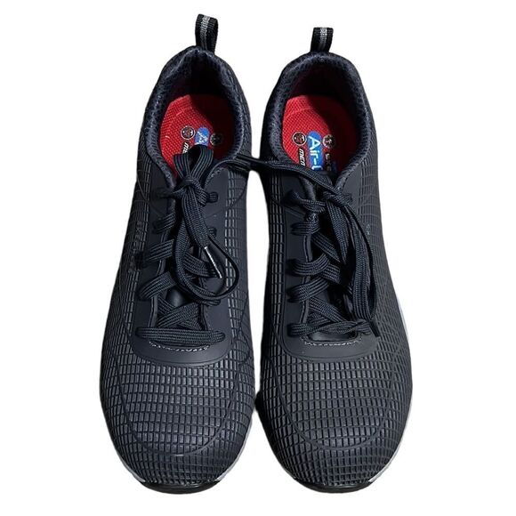 Skechers Comp Toe Shoes Woman’s 10 Uno SR Jhansi Navy Gray Slip Resistant - Picture 5 of 13